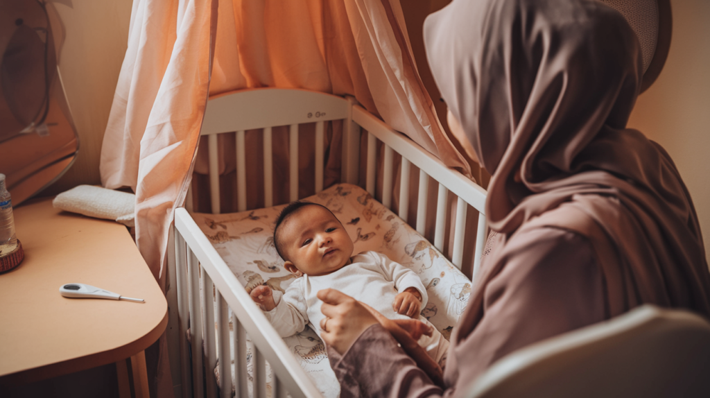 tanda demam campak pada bayi
