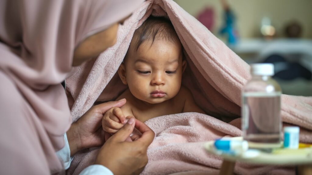 Tanda demam campak pada bayi