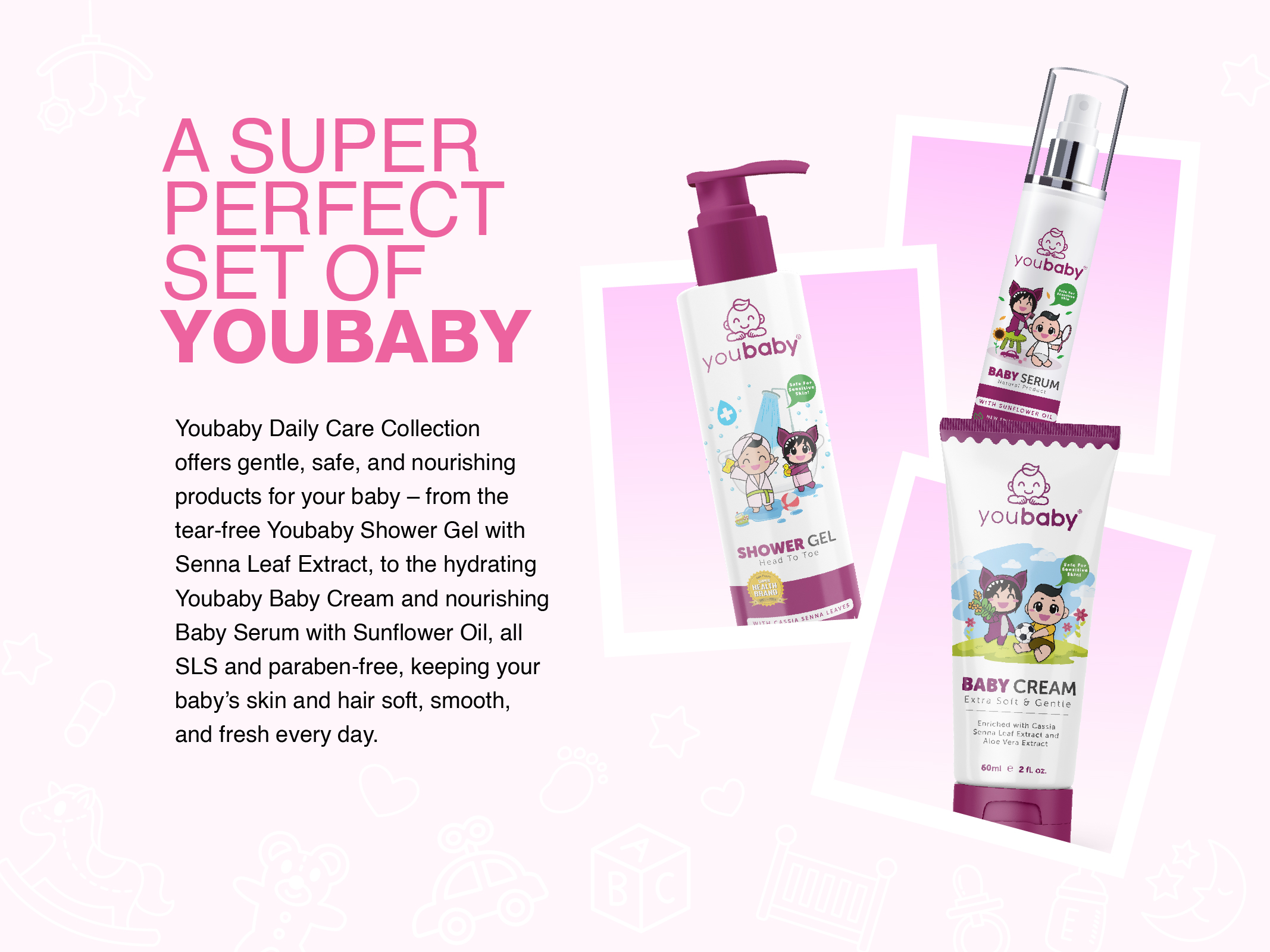 YOUBABY product set graphic